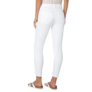 NWT Liverpool 8 29 Piper Ankle Skinny Hugger White Jeans 126094